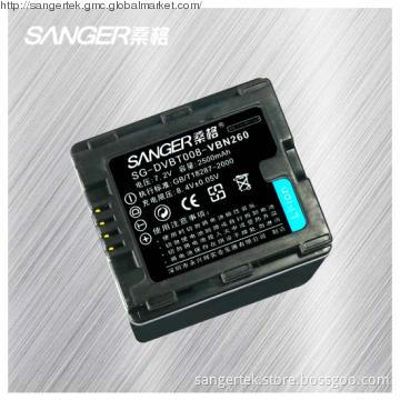 Replacement digital camera battery for Panasonic VBN260